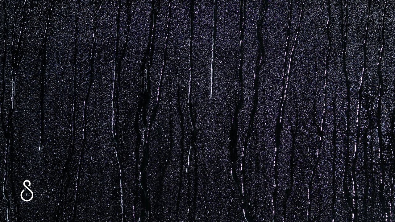 Heavy Rain On Window | 12 Hours | Black Screen | Sleep In Series