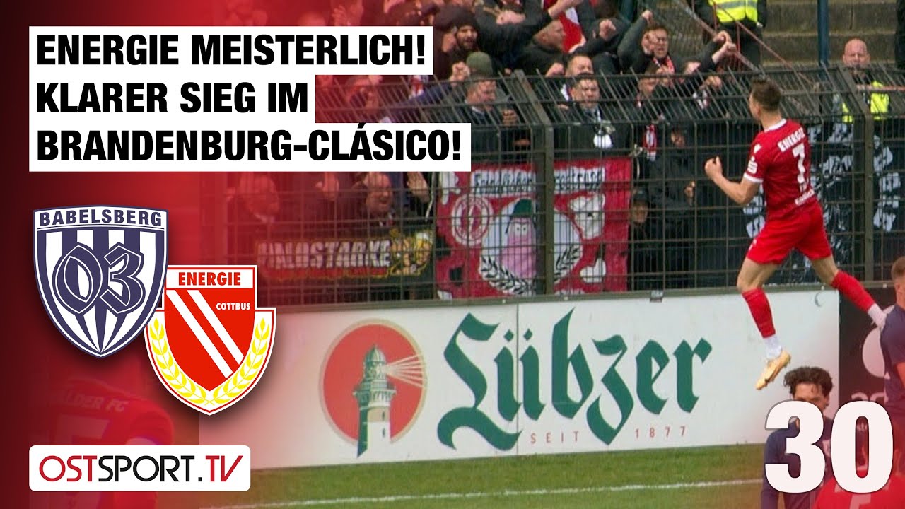 Energie meisterlich! Sieg im Brandenburg-Clásico: Babelsberg - E. Cottbus | Regionalliga Nordost