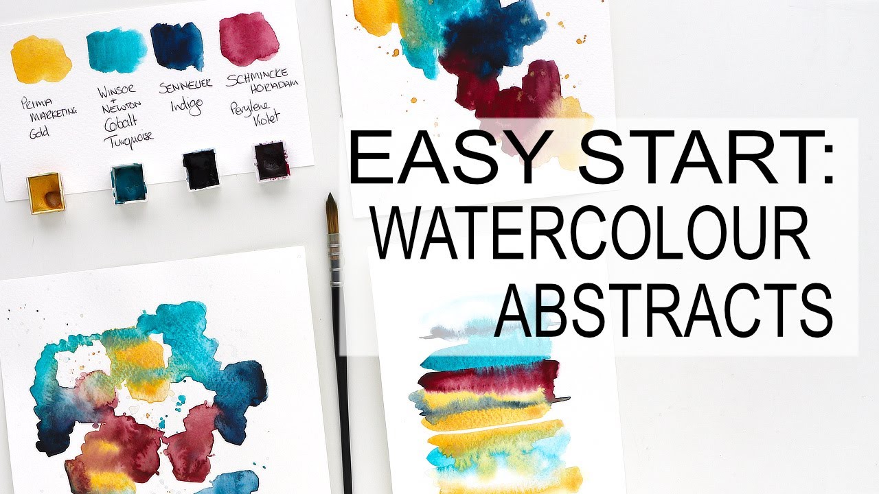 Get Started With Your Watercolour Abstracts