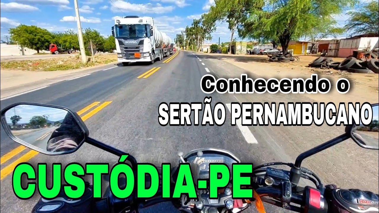 VIAGEM DE MOTO JUAZEIRO PASSANDO EM CUSTÓDIA-PE , POVOADO VARZINHA E SÍTIO DOS NUNES NA BR232 SERTÃO