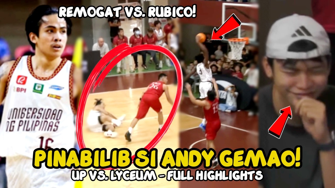 Pinakitaan si ANDY GEMAO! Mala-SLAMDUNK Contest laban ng UP vs. Lyceum! May Lambingan pang Nangyare!