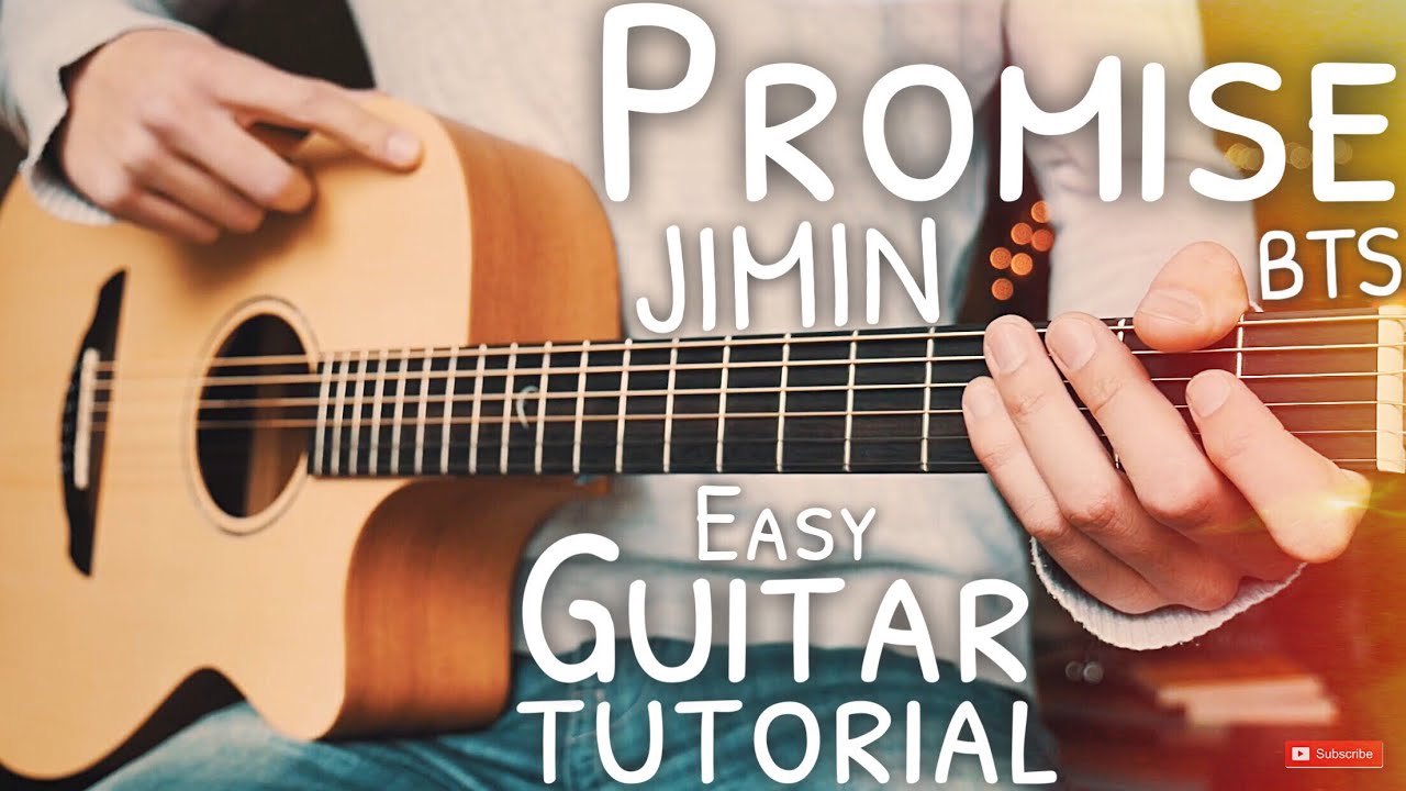 Promise (약속) JIMIN (지민) Guitar (BTS) // Promise Guitar // Guitar Lesson #623
