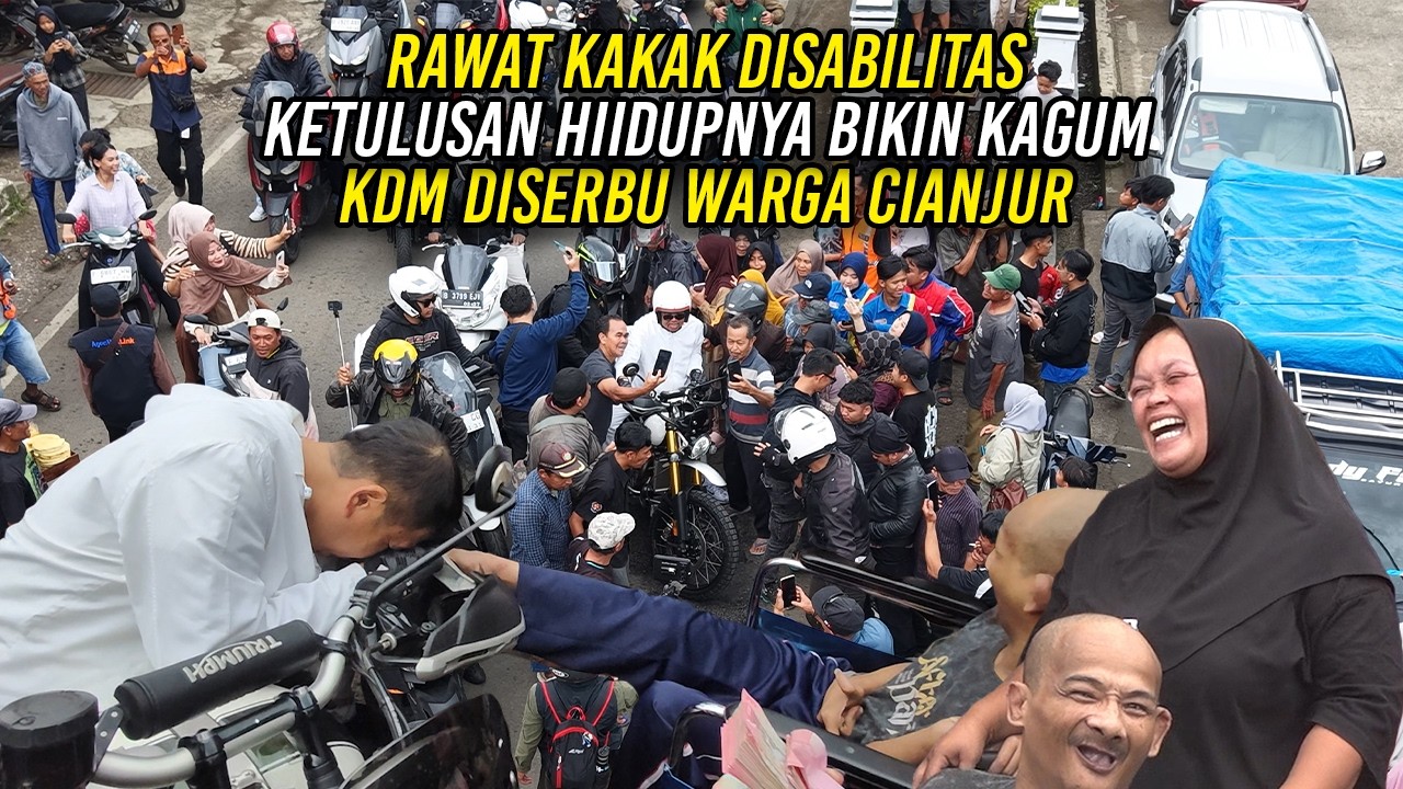 RAWAT KAKAK DISAB1LITAS - KETULUSAN HIDUPNYA BIKIN KAGUM | KDM DISERBU WARGA CIANJUR