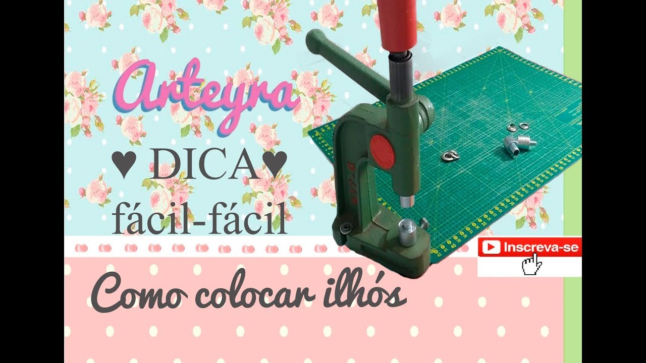 DICA: Como colocar Ilhós (com balancim)