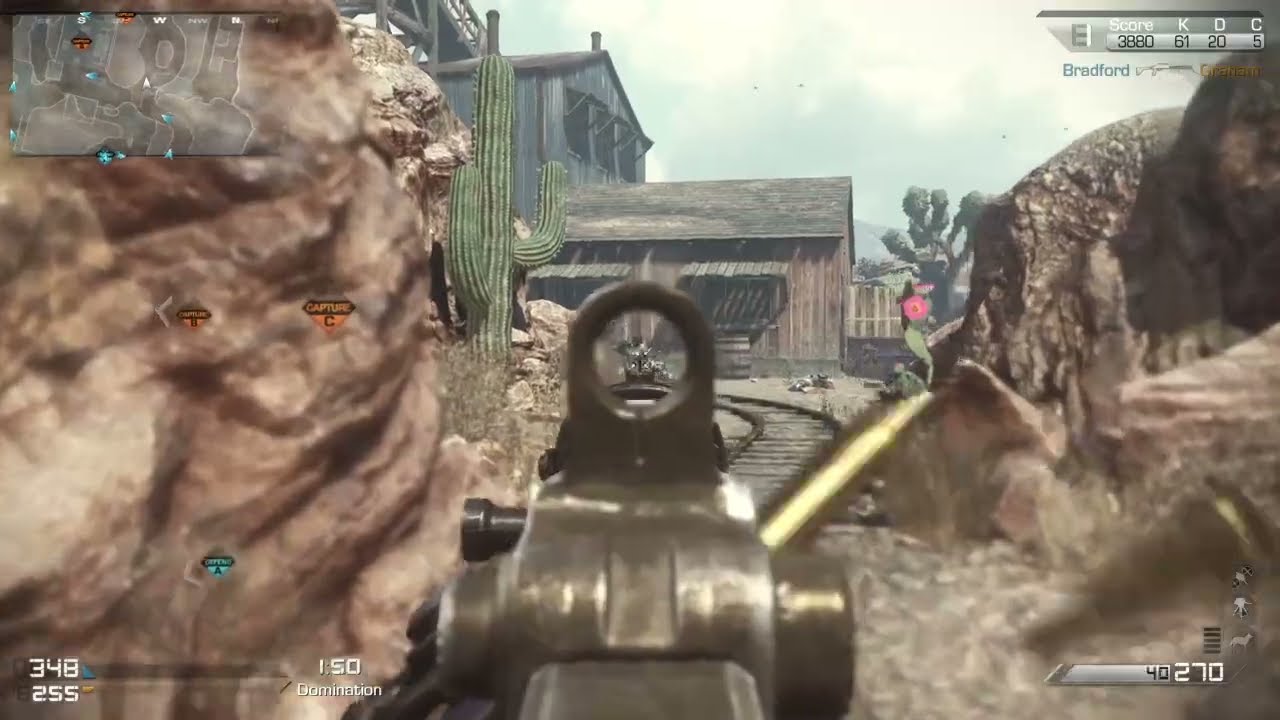 Call of Duty® Ghosts Offline Bots - Domination - Goldrush