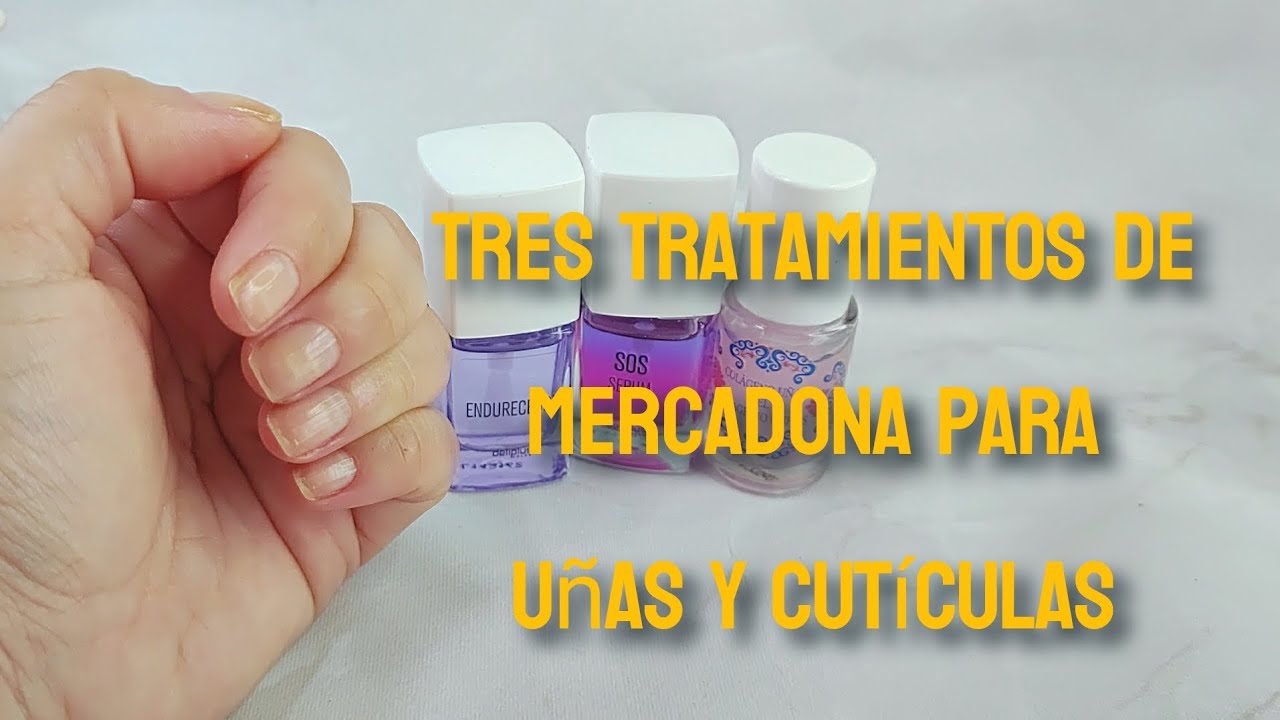 ¡Tres tratamientos de #Mercadona para uñas y cutículas!