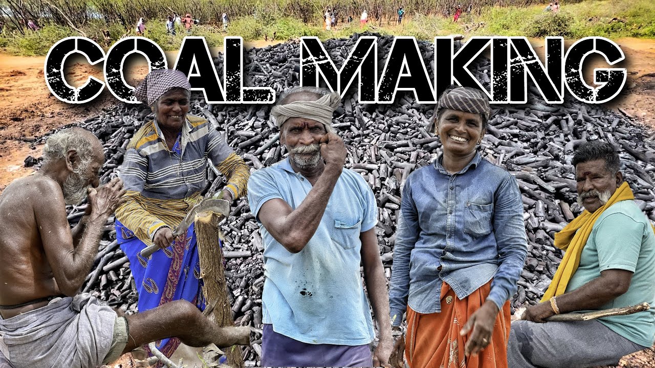 Charcoal making process | கரிமூட்டம் தொழில்| உழைக்கிறோம் ஆனா எங்க வாழ்வாதாரம் உயரல⁉️