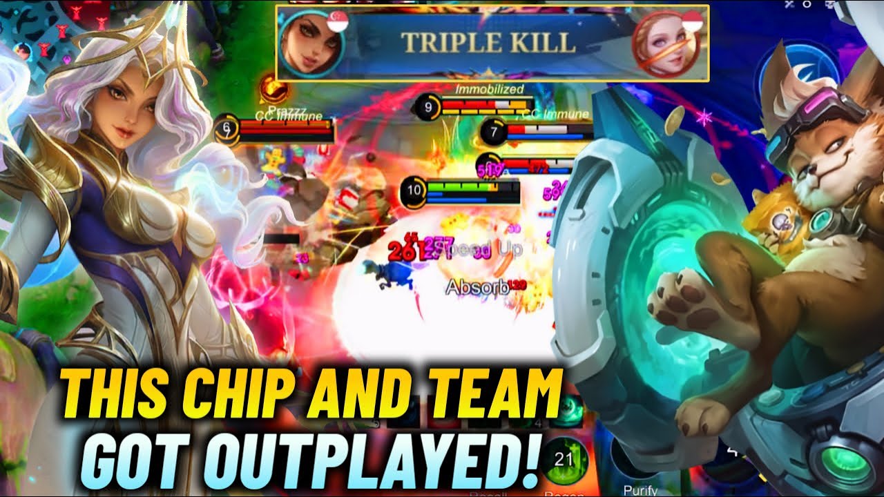 This CHIP TRIED TO 5V2 My Esmeralda - THEY ENDED UP GETTING TRIPLE KILLED! | Valesmeralda | MLBB