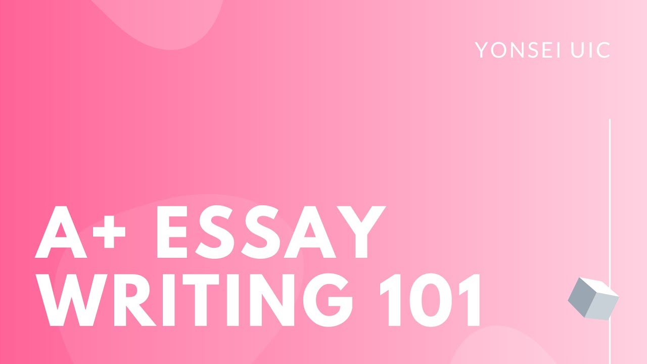 [ENG/KOR SUB] How to Write A+ Essays in Yonsei UIC, 연세대학교 언더우드 국제대에서 영문 에세이 A+ 받는 법