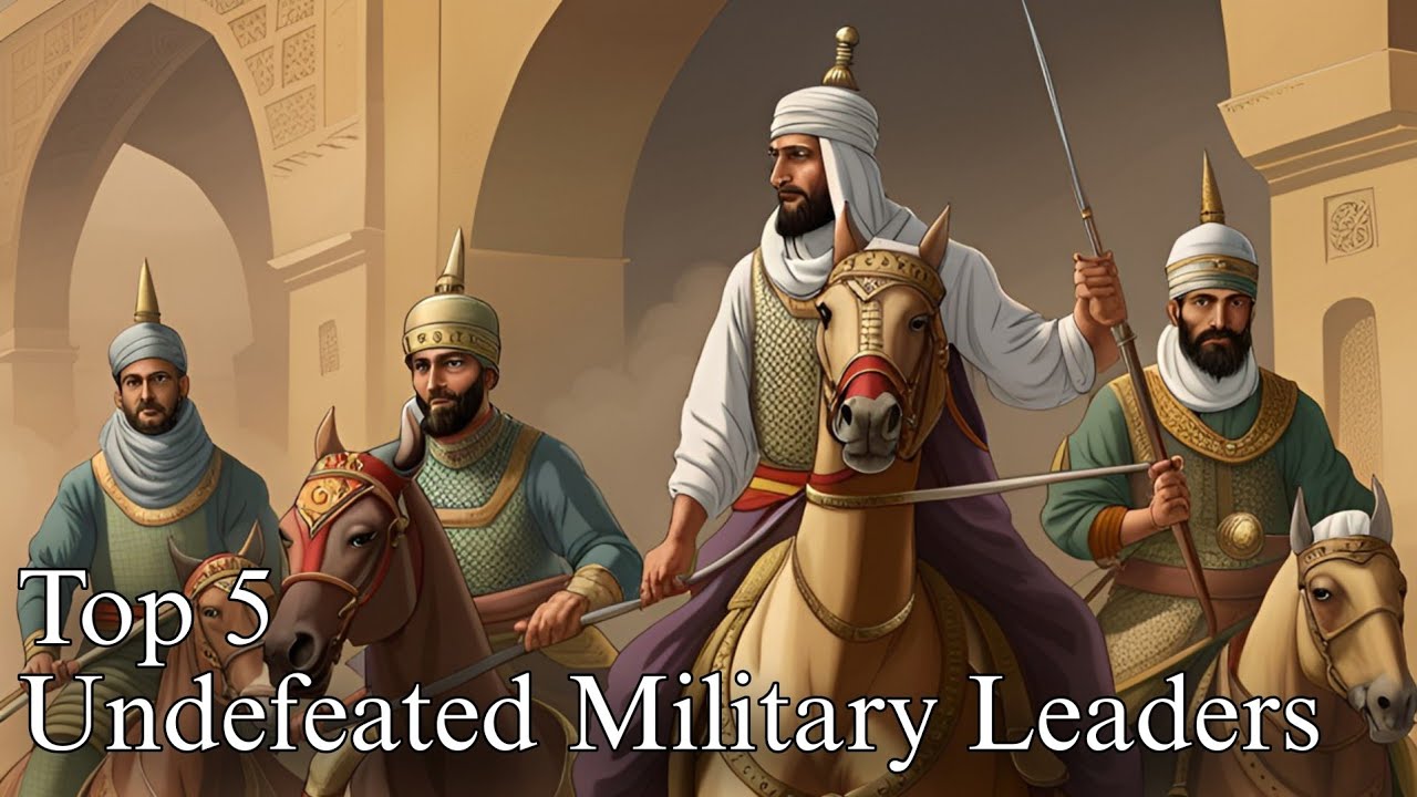 Unstoppable Generals: The Top 5 Undefeated Military Leaders in History