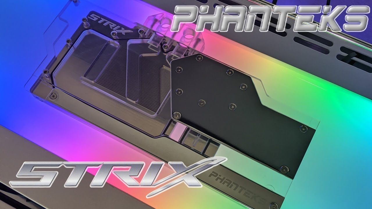 How to install Phanteks Glacier G2080Ti Strix Waterblock Asus Strix RTX 2080 Ti Watercooling block