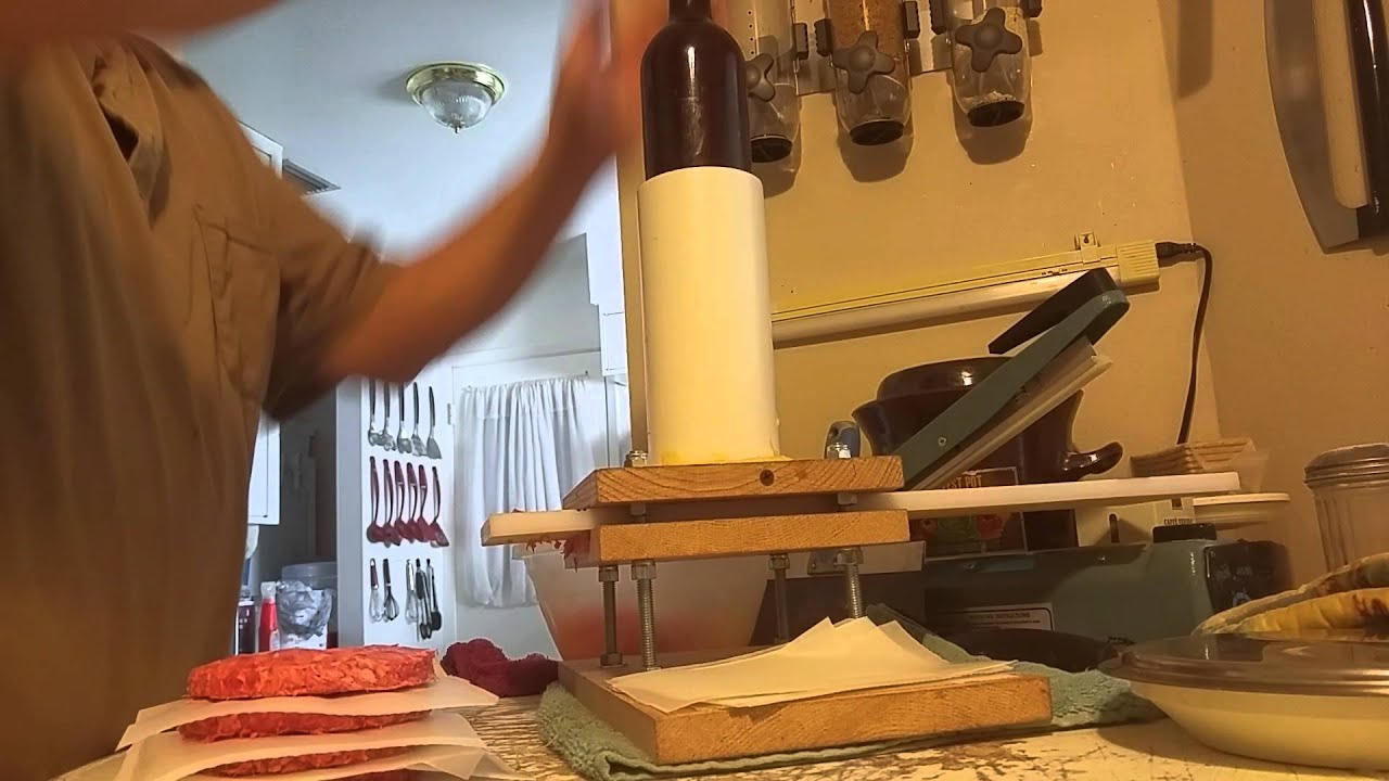 Hamburger press home made
