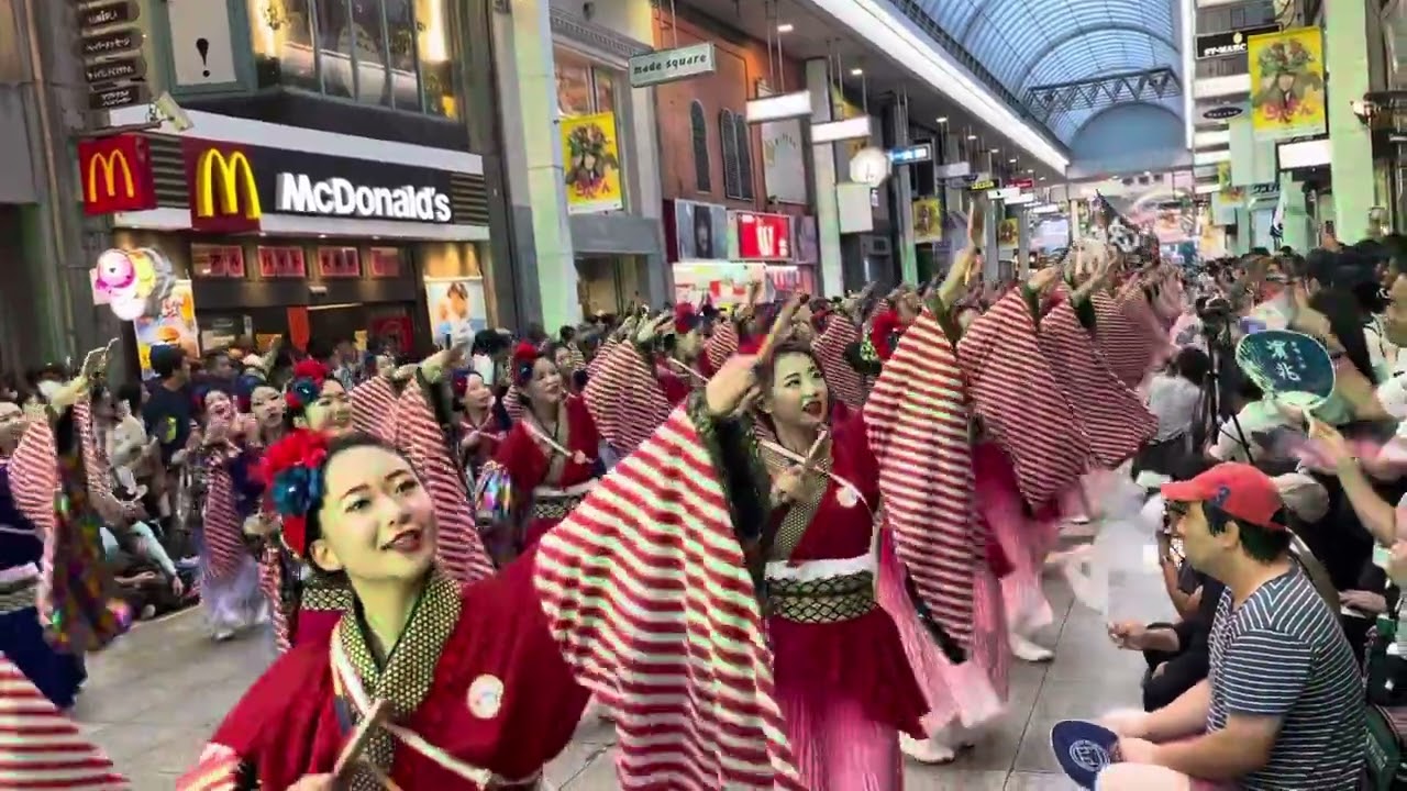 2023.8.12よさこい祭り DDよさこいチーム 帯屋町筋