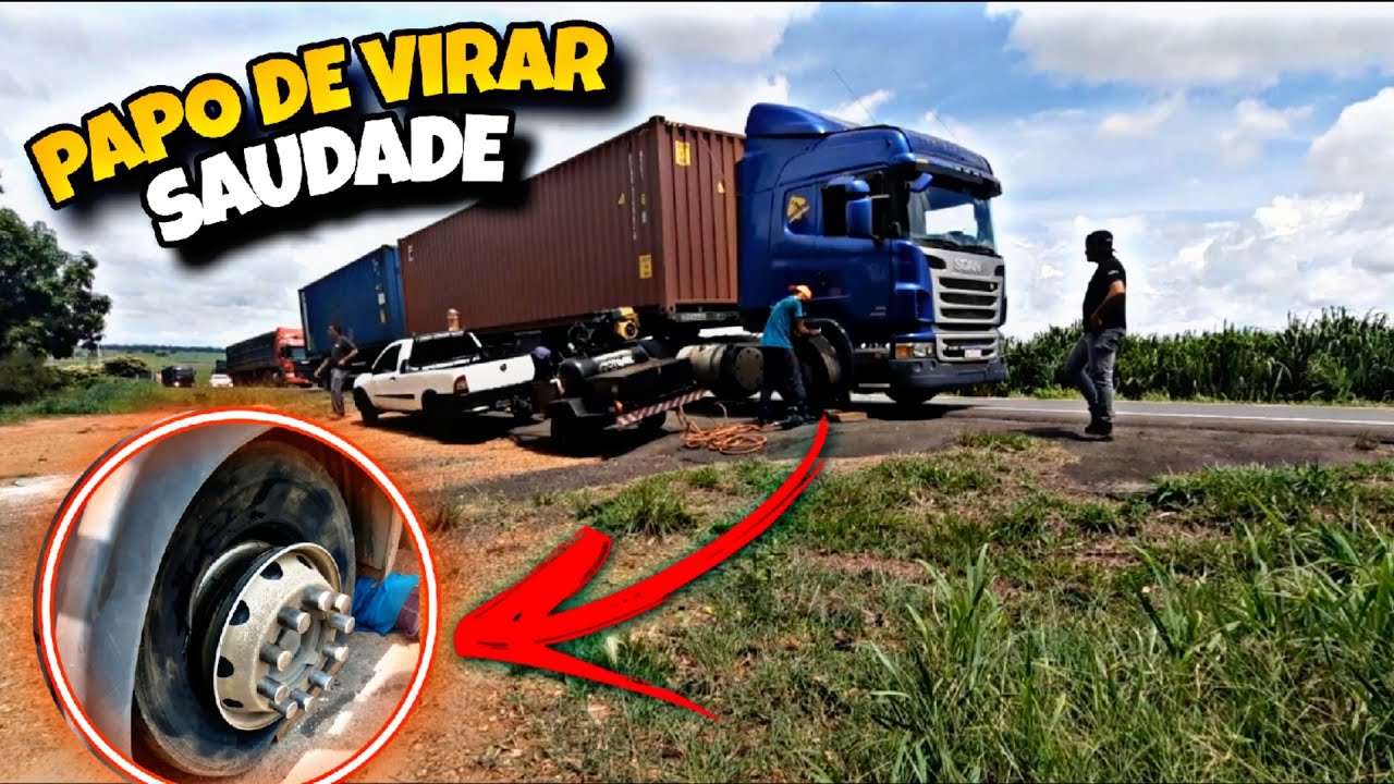 PNEU DA DIANTEIRA ESTOROU OLHA O QUE ACONTECEU 