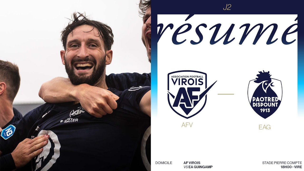 Le résume de AFV - EA Guingamp B : 2 à la suite (2-1) 🤩