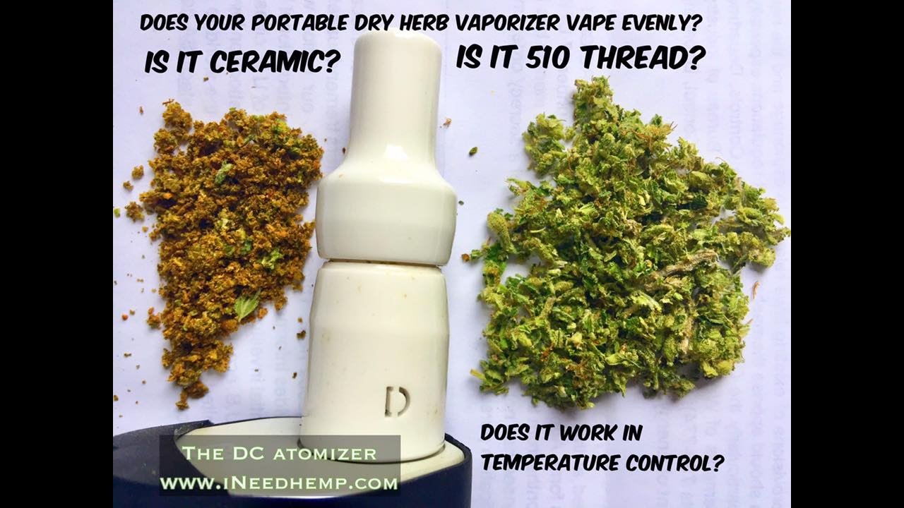 rx200 TCR values Temperature Control w/ the DC ceramic dry herb atomizer