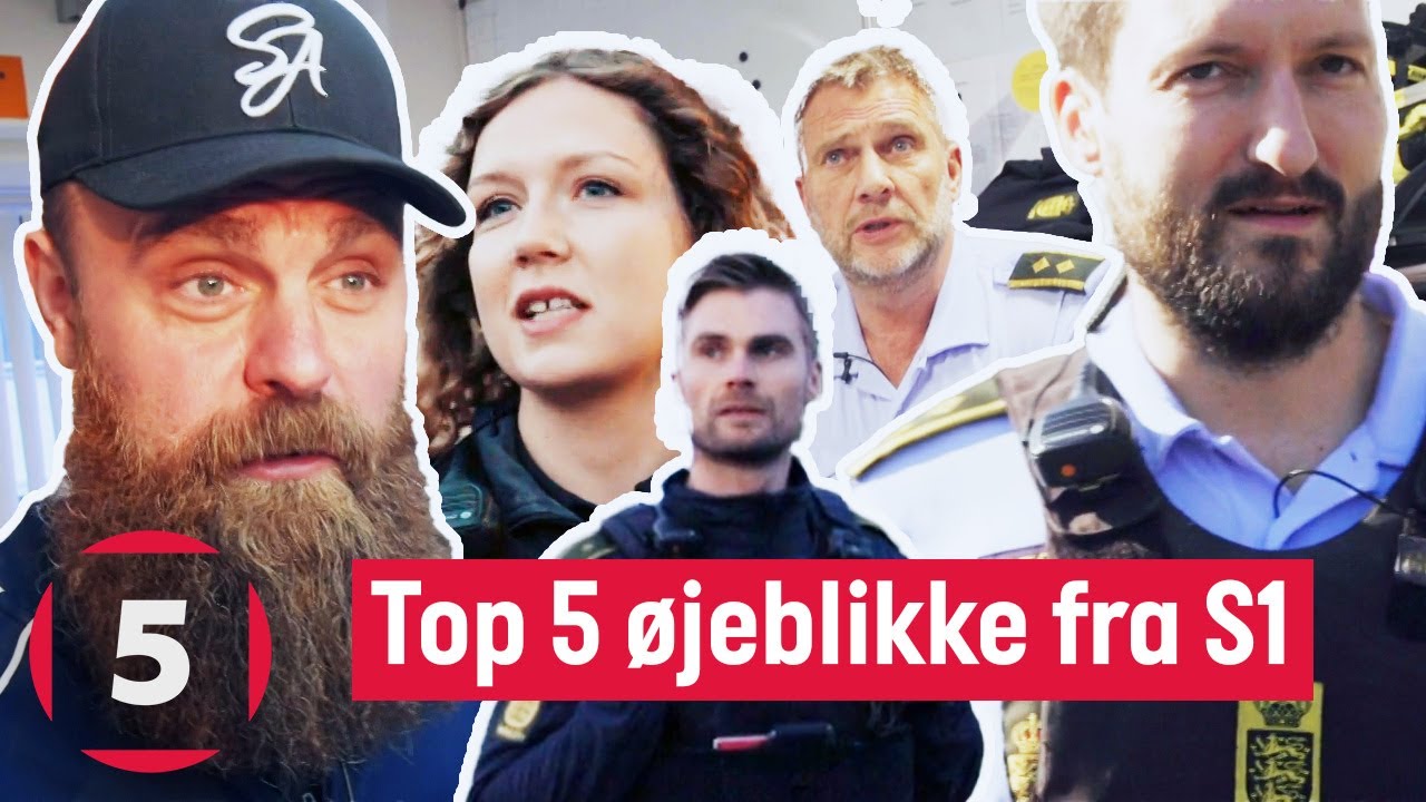 De 5 bedste øjeblikke fra sæson 1 af Gadebetjentene! | Kanal 5 Danmark