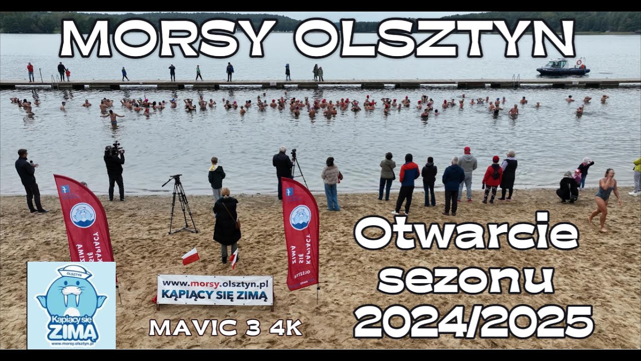 Morsy Olsztyn | Otwarcie Sezonu 2024/2025 | z drona mavic 3 | 4K UHD