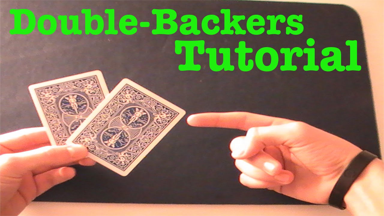 Making Gimmick Cards #1 - Double backers