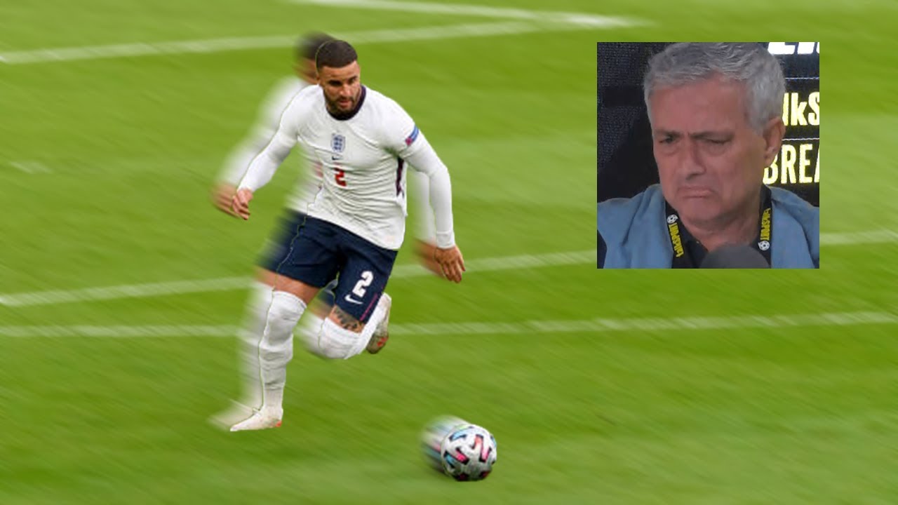 The Reason mourinho named him the best of Euro || Kyle Walker insane Acceleration ||