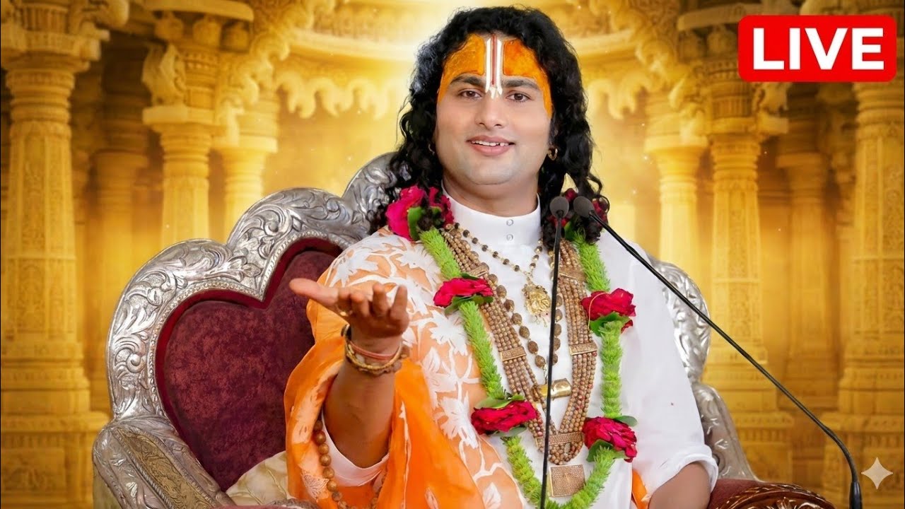 Bhagwat Katha 💥 Aniruddhacharyaji Maharaj ki Katha 💥 #katha #aniruddhacharyaji #bhagwatkatha