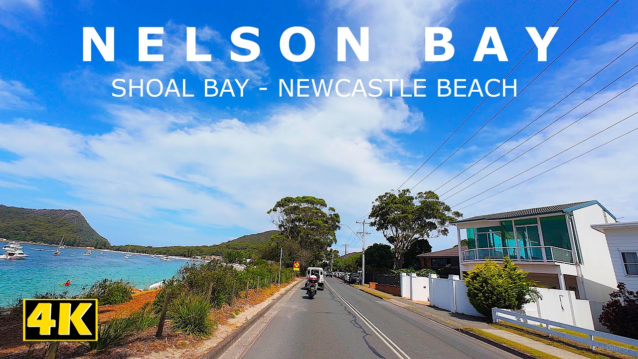 Driving Newcastle To Nelson Bay Beach – Shoal Bay | NSW Australia | 4K ASMR POV Drive
