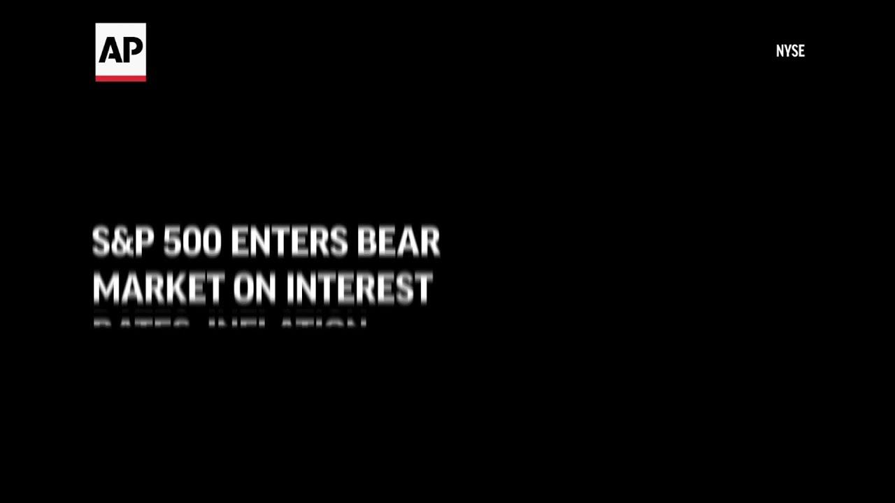 Bear market hits Wall Street as stocks dive