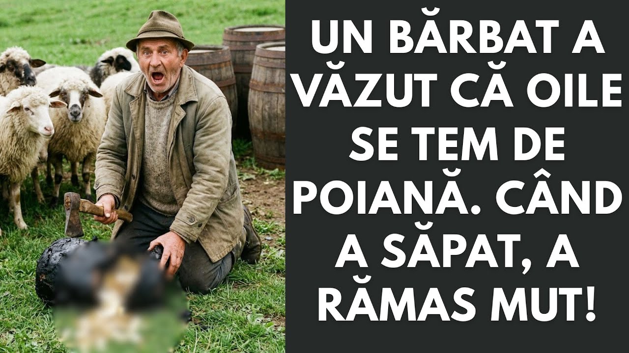 Un bărbat a văzut că oile se tem de poiană. Când a săpat, a rămas mut!