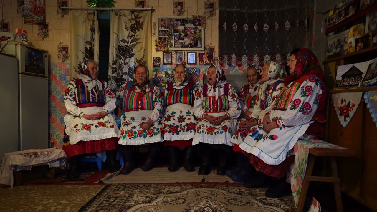 К нам сегодня с неба ангел прылецел // Калядная песня