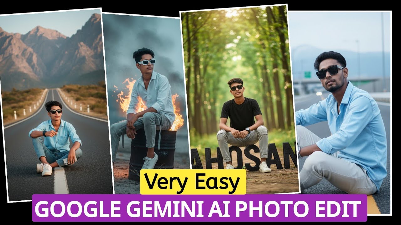 জেমিনি দিয়ে কিভাবে ছবি এডিট করে,,!How to edit photos with Gemini..!! 2025 AH AHOSAN.. Gemini AI