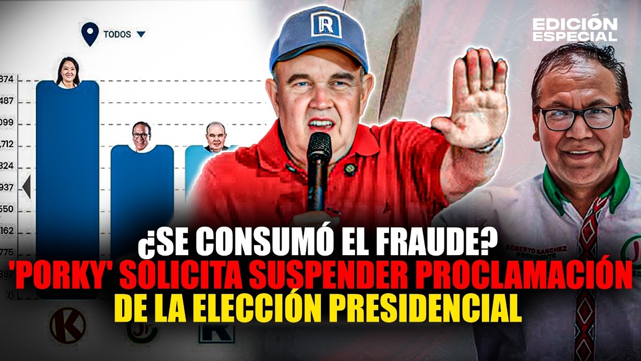 ABR 15 - L&oacute;pez Aliaga solicita suspender elecci&oacute;n presidencial y nulidad de mesas que abrieron tarde