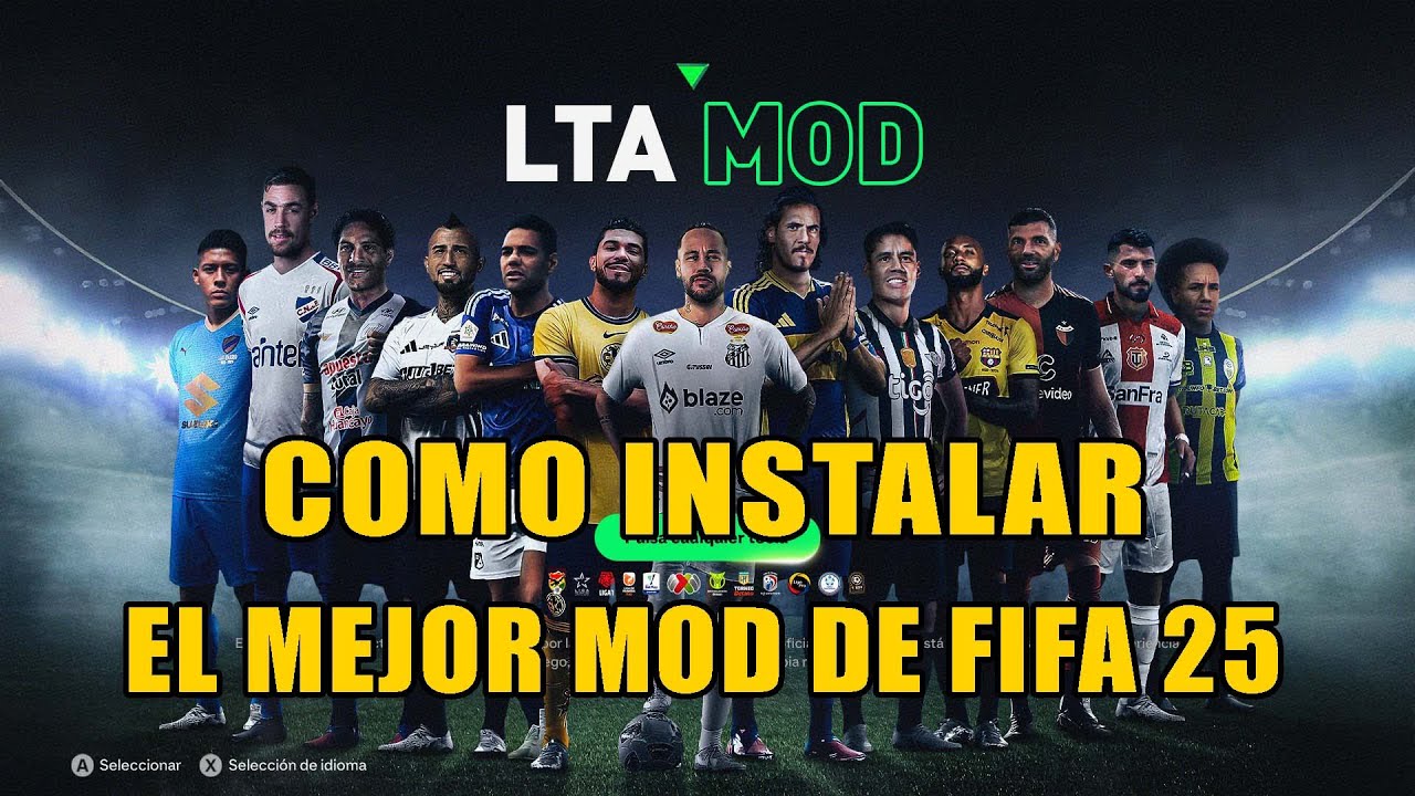 COMO INSTALAR EL MEJOR MOD LATINOAMERICANO DE FC 25 | LTA MOD
