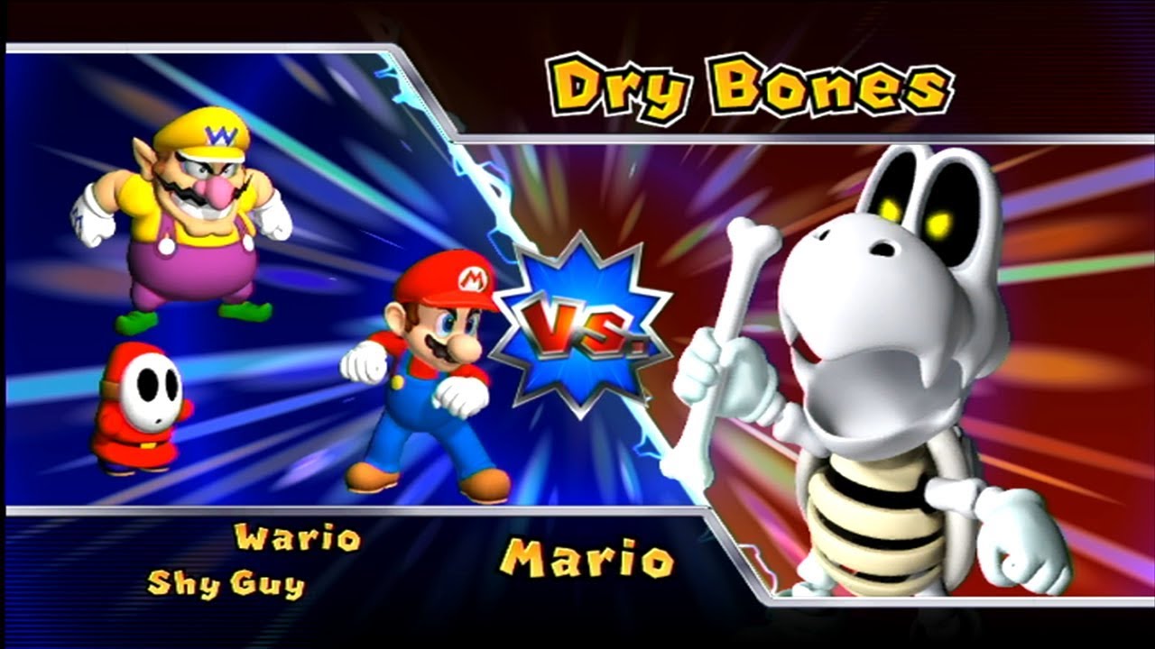 Mario Party 9 Boss Battle - Mario, Shy Guy, Wario vs Dry Bone | Master Difficulty Gameplay