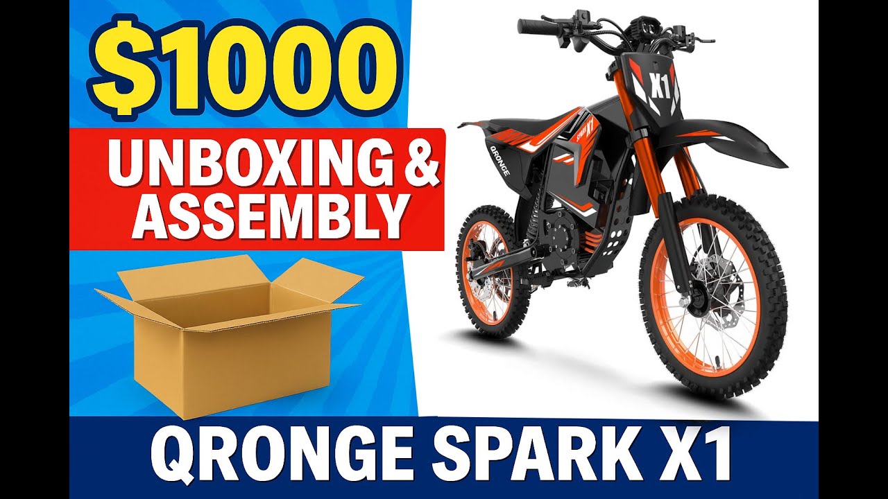Qronge Spark X1 Unboxing and Assembly