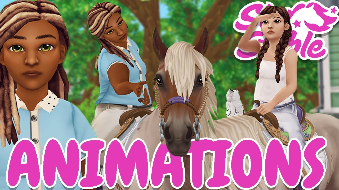 BETA PLAYER CHARACTER ANIMATIONS & BODY TYPES! *WITH HORSE IN STAR STABLE*‼️