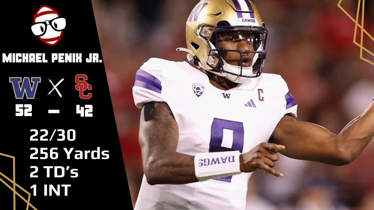 Michael Penix Jr. (Washington QB) vs USC (2023)