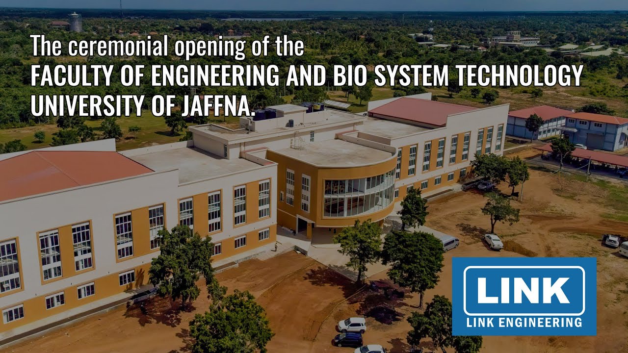 Jaffna University Project Opening - Constructed by Link Engineering (Pvt) Ltd.