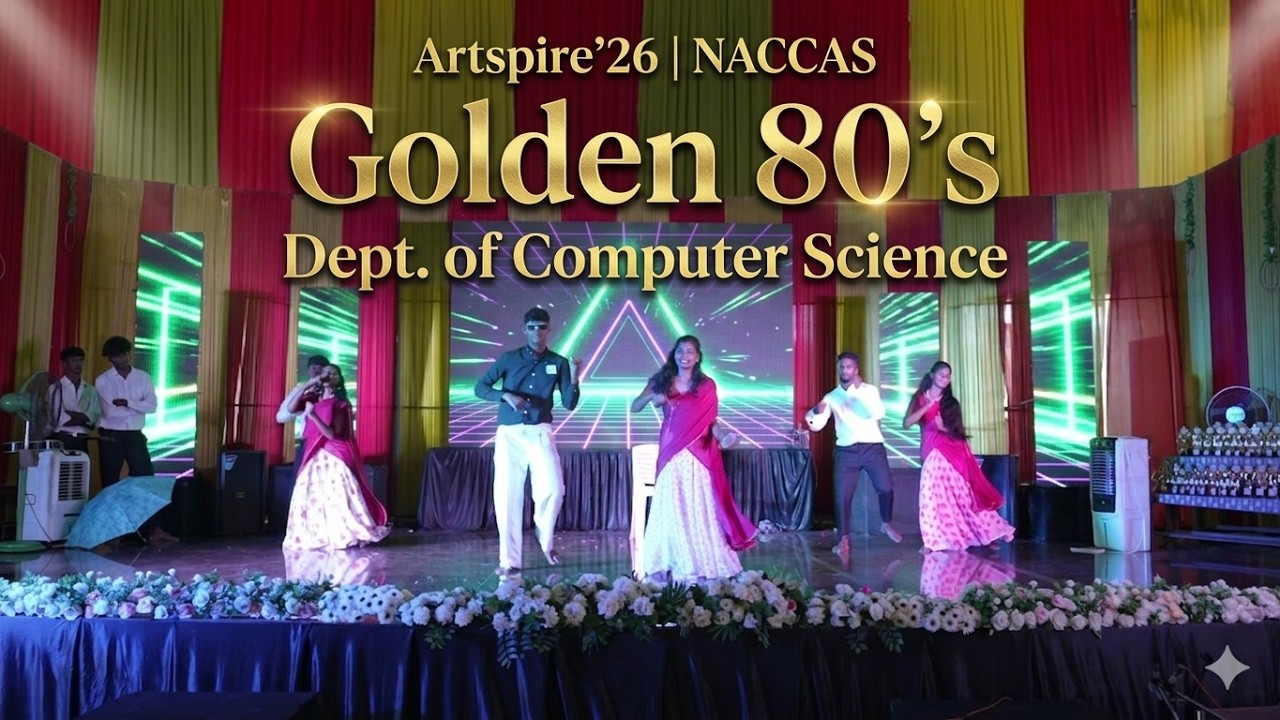 Golden 80's | Dept. of Computer Science | Artspire'26 | NACCAS
