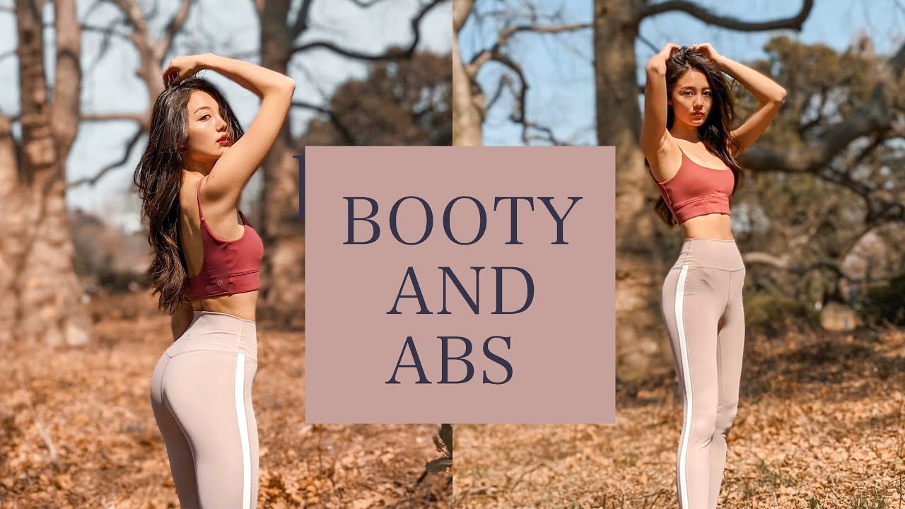 お尻と腹筋を鍛えてS字ボディに！abs and booty to get the curve [10min]