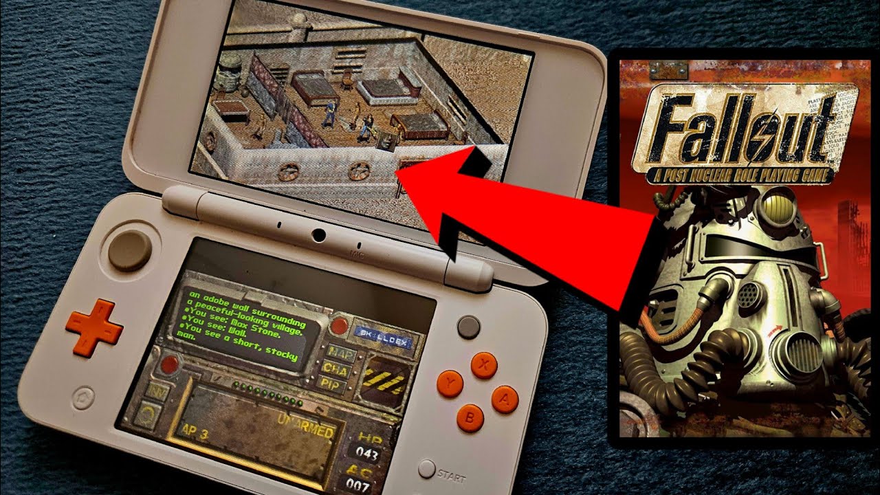 Родной порт Fallout 1 на 3DS ПОРАЖАЕТ мой разум!!🔥