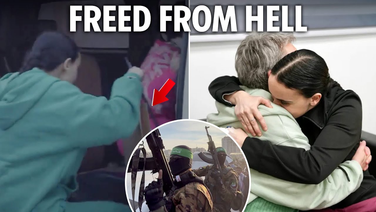 ‘I came back to life’ says freed Brit hostage - as twisted vid shows Hamas giving out ‘gift bags’