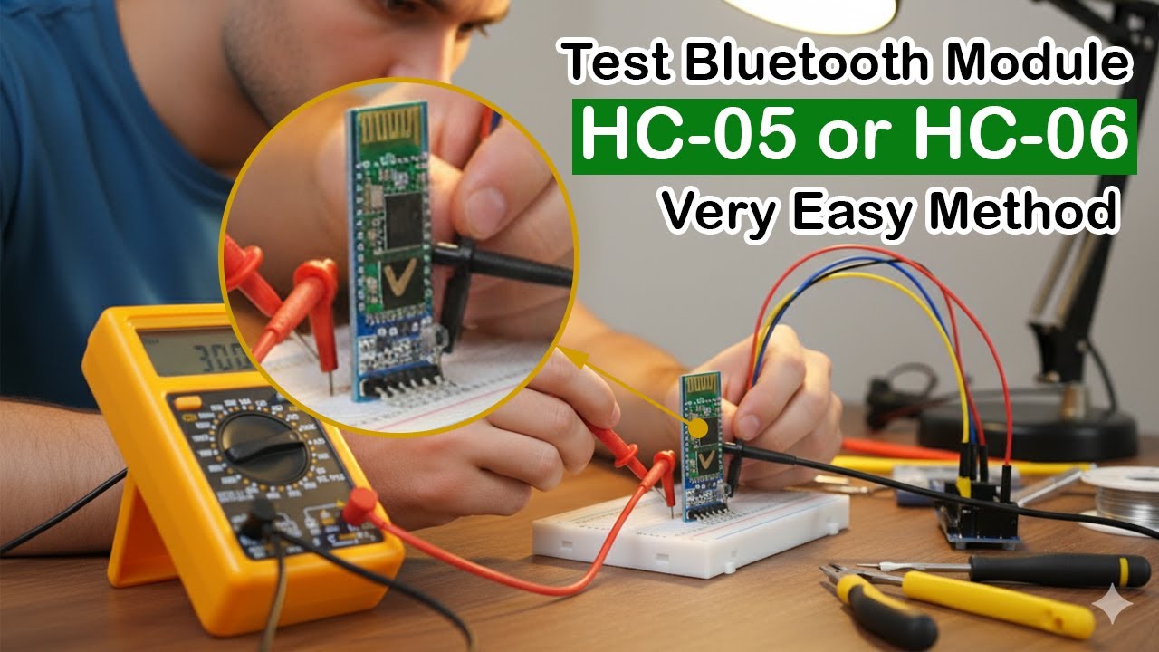 Самый простой способ проверить работоспособность модуля Bluetooth HC05 HC06 | Arduino не требуется!
