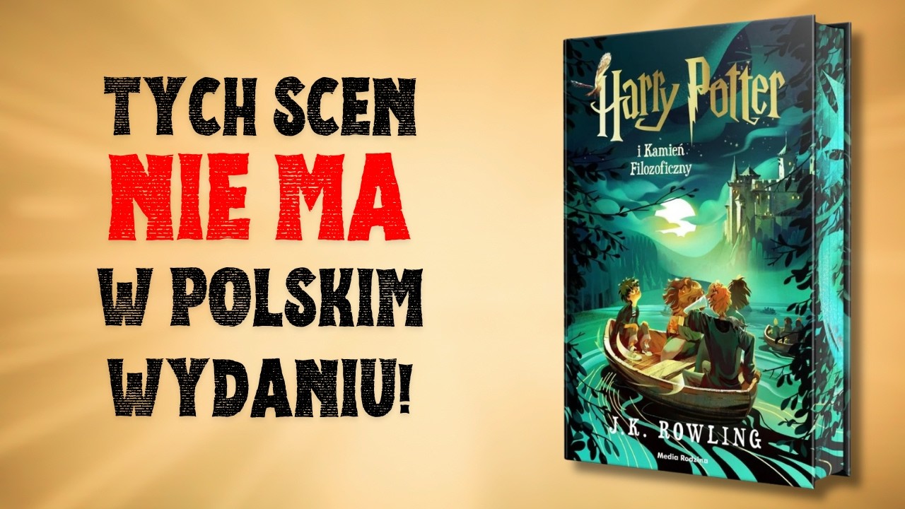 Czego nie ma w polskim wydaniu HARRY'EGO POTTERA? R&oacute;żnice między wydaniem angielskim i amerykańskim