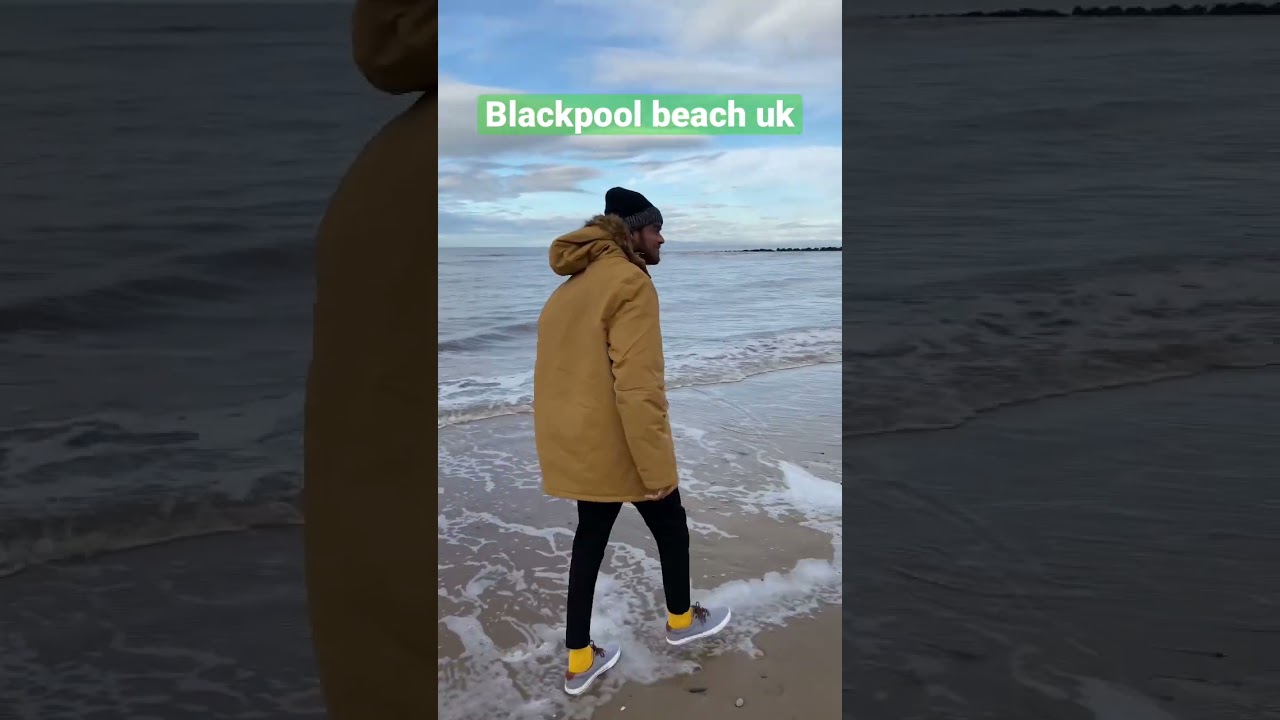 It was Blackpool beach #blackpool #beach #longwayhome #adventure #chillout