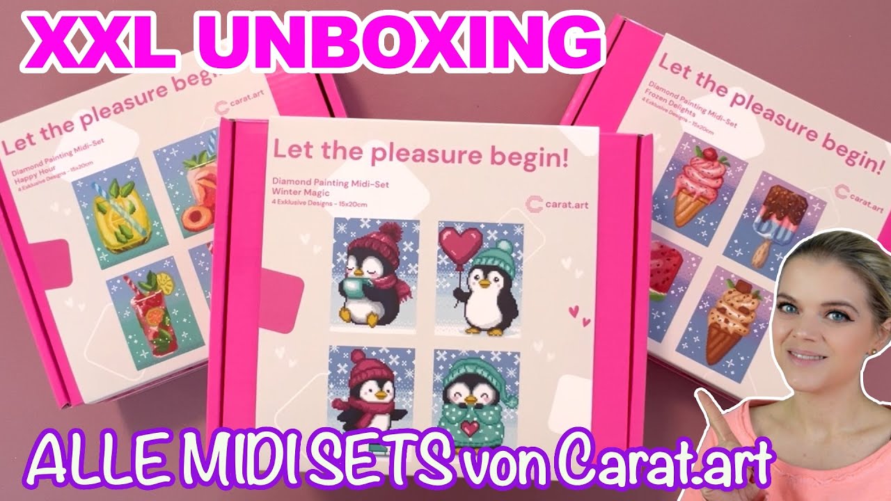 ALLE MIDI SETS von Carat.art | XXL UNBOXING | +RABATTCODE