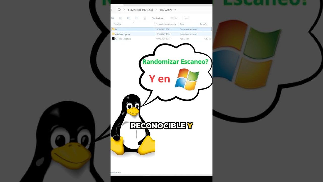 🎲 Este ESCANEO no sigue ningún PATRÓN (y lo hago desde Windows)