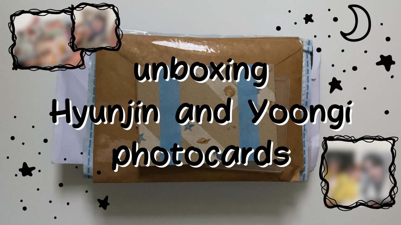 Распаковка карт Хёнджина и Юнги #3 | K-pop photocards unboxing