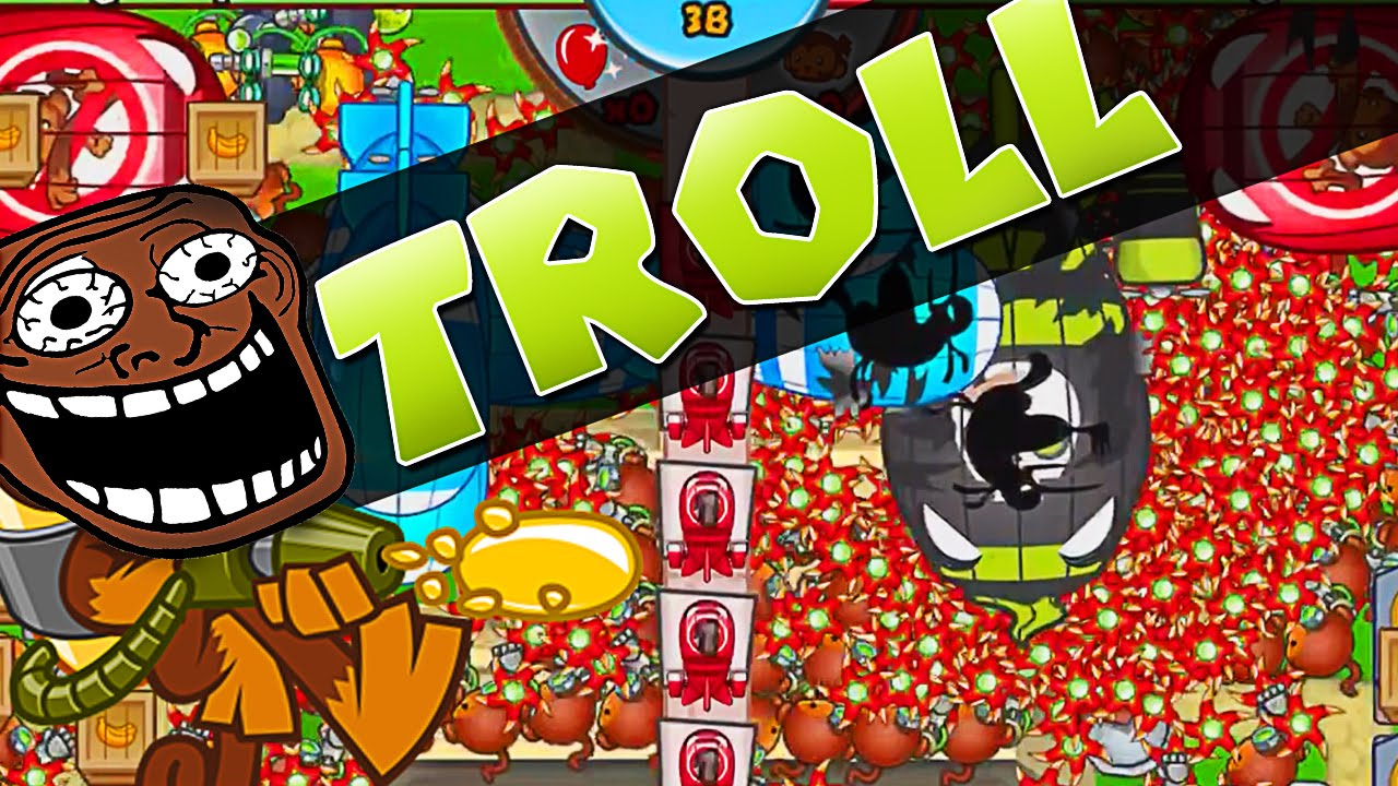 LATE GAME WITH A TROLL ::  Bloons TD Battles  ::  2 TIMES IN A ROW!