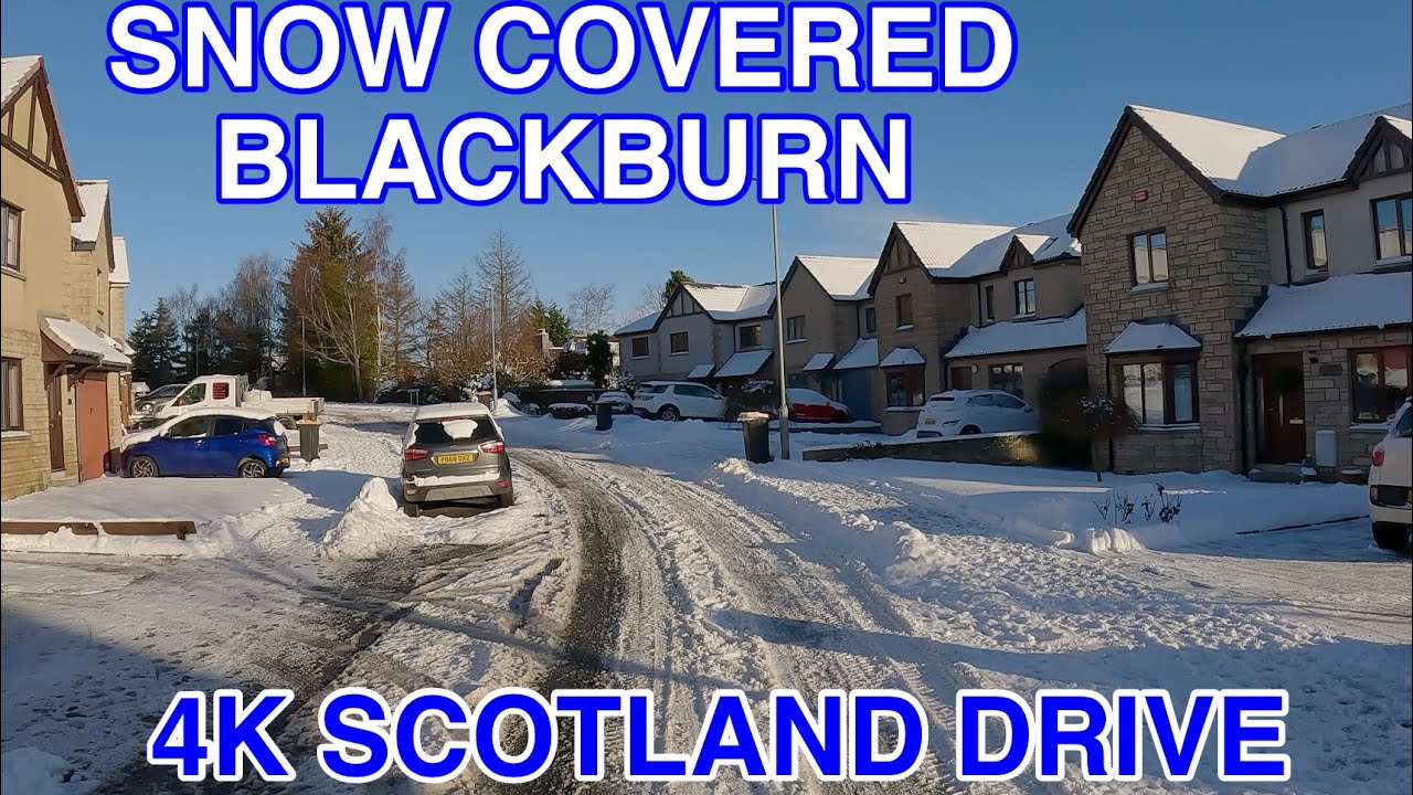Scotlands Villages | Blackburn, Aberdeenshire winter drive