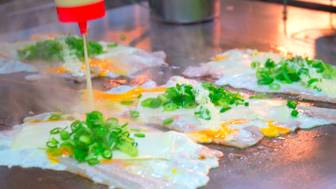 もう一つの広島お好み焼き 五エ門巻きの作り方！ how to make okonomiyaki
